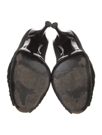 Stuart Weitzman Suede D'Orsay Pumps