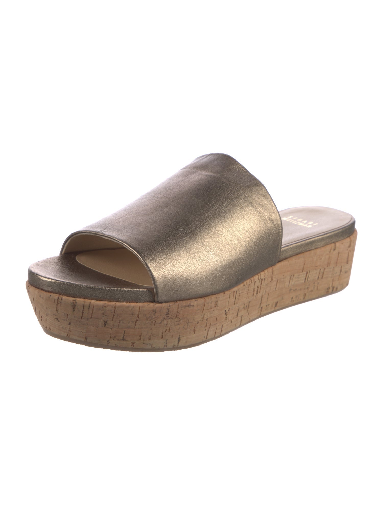 Stuart Weitzman Leather Slides