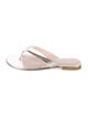 Stuart Weitzman Leather Flip Flops