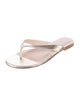 Stuart Weitzman Leather Flip Flops
