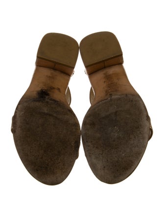 Stuart Weitzman Patent Leather Sandals