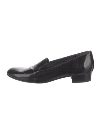 Stuart Weitzman Patent Leather Loafers