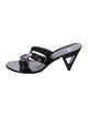 Stuart Weitzman Patent Leather Slides