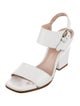 Stuart Weitzman Leather Slingback Sandals