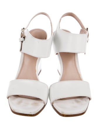 Stuart Weitzman Leather Slingback Sandals