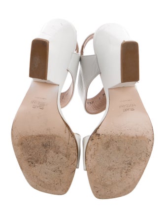 Stuart Weitzman Leather Slingback Sandals