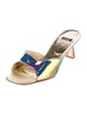 Stuart Weitzman Leather Slides