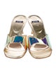 Stuart Weitzman Leather Slides