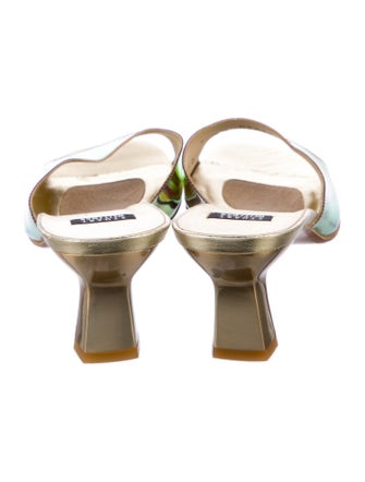 Stuart Weitzman Leather Slides