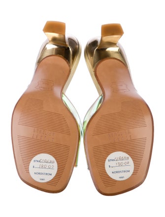 Stuart Weitzman Leather Slides