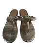 Stuart Weitzman Leather Flip Flops