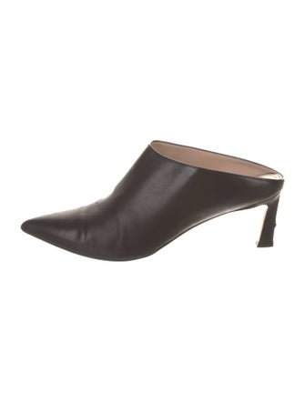 Stuart Weitzman Leather Mules