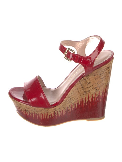 Stuart Weitzman Patent Leather Sandals