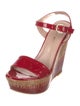 Stuart Weitzman Patent Leather Sandals