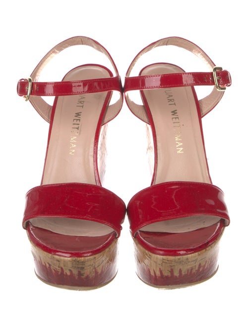 Stuart Weitzman Patent Leather Sandals