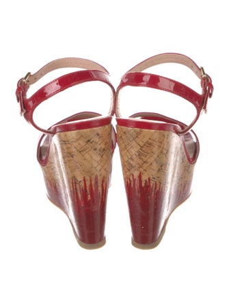 Stuart Weitzman Patent Leather Sandals