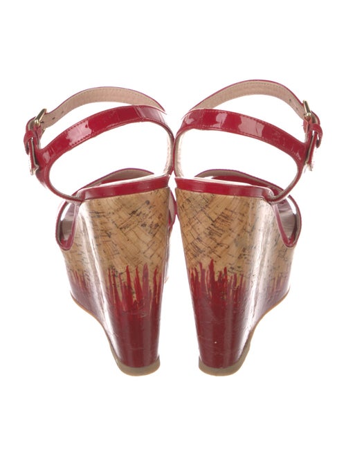 Stuart Weitzman Patent Leather Sandals