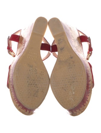 Stuart Weitzman Patent Leather Sandals