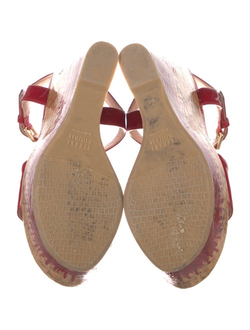 Stuart Weitzman Patent Leather Sandals