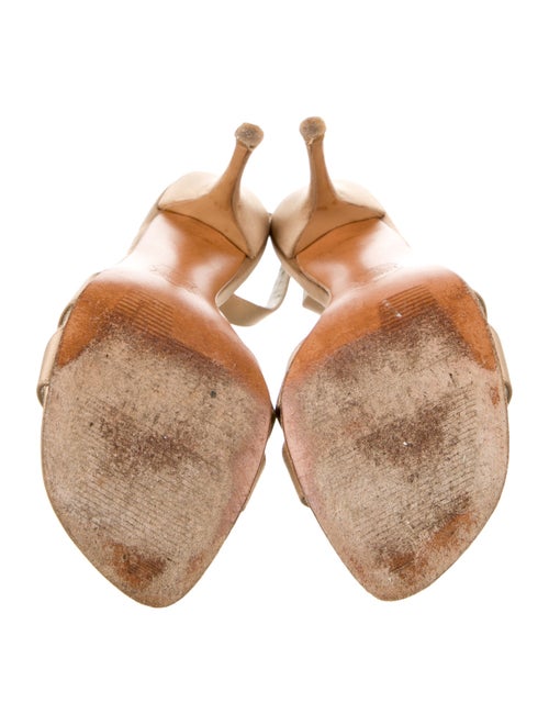 Stuart Weitzman Leather Slingback Sandals