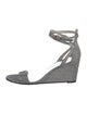 Stuart Weitzman Glitter Accents Sandals