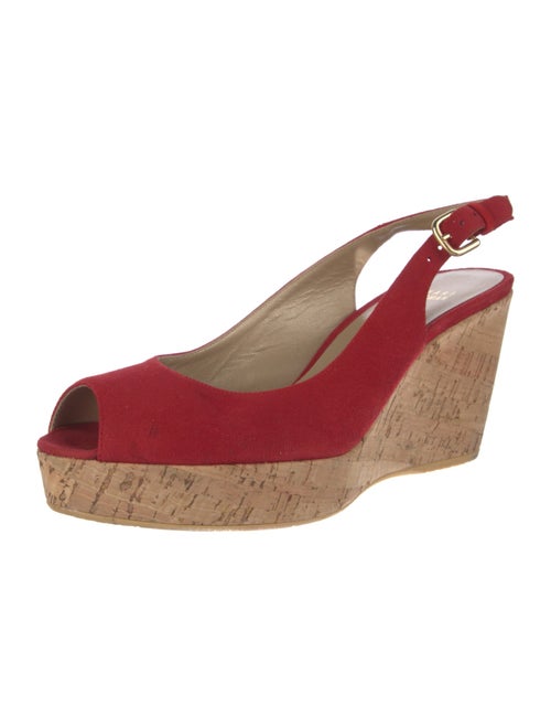 Stuart Weitzman Suede Slingback Pumps