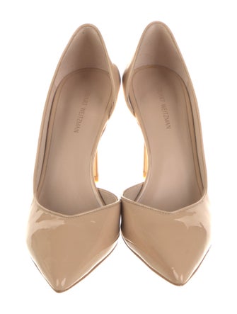 Stuart Weitzman Patent Leather D'Orsay Pumps