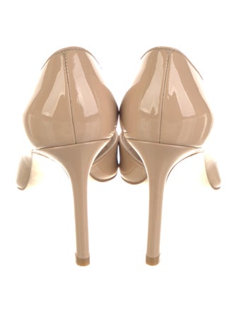 Stuart Weitzman Patent Leather D'Orsay Pumps