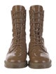 Stuart Weitzman Patent Leather Combat Boots