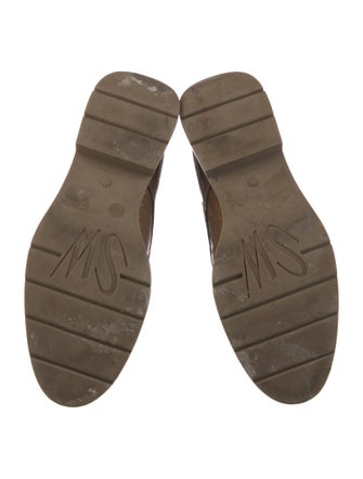 Stuart Weitzman Patent Leather Combat Boots