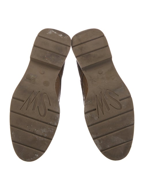 Stuart Weitzman Patent Leather Combat Boots