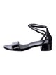 Stuart Weitzman Patent Leather Gladiator Sandals