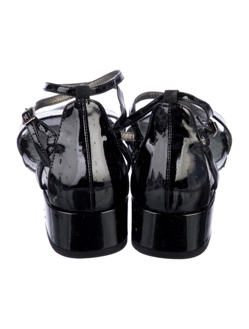 Stuart Weitzman Patent Leather Gladiator Sandals