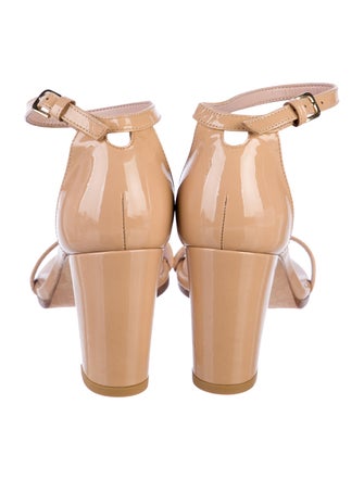 Stuart Weitzman Patent Leather Sandals