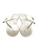 Stuart Weitzman Beaded Accents T-Strap Sandals
