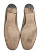 Stuart Weitzman Leather Bow Accents Ballet Flats