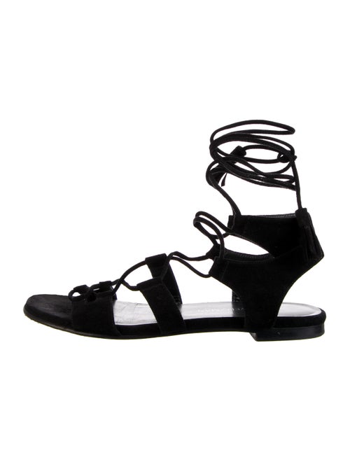 Stuart Weitzman Suede Gladiator Sandals