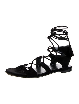 Stuart Weitzman Suede Gladiator Sandals