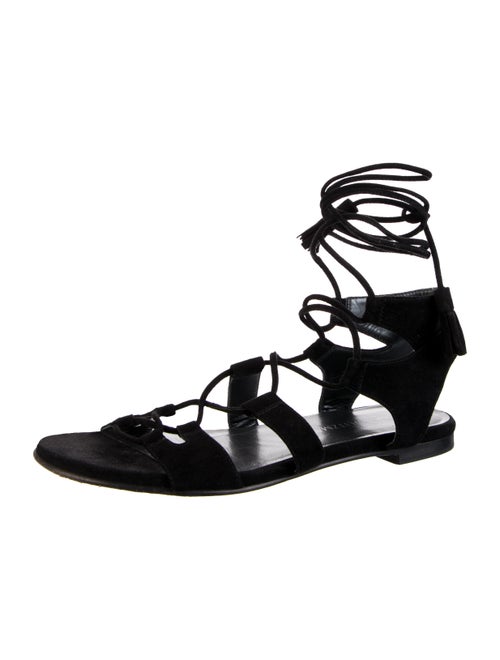 Stuart Weitzman Suede Gladiator Sandals