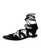 Stuart Weitzman Suede Gladiator Sandals