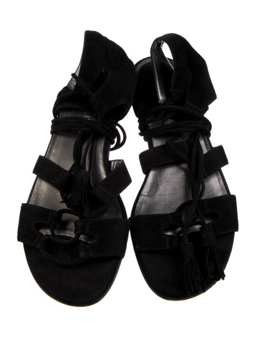 Stuart Weitzman Suede Gladiator Sandals