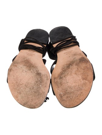 Stuart Weitzman Suede Gladiator Sandals