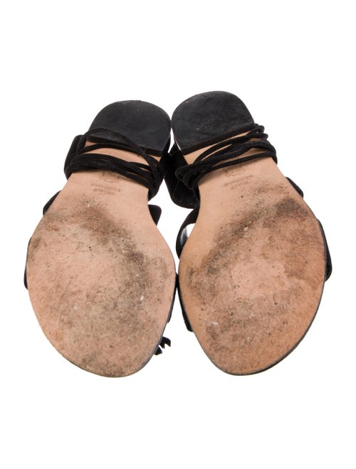 Stuart Weitzman Suede Gladiator Sandals