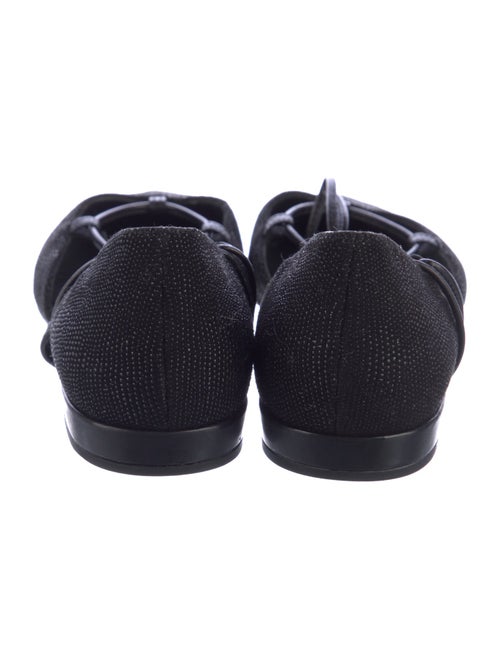 Stuart Weitzman Suede D'Orsay Flats