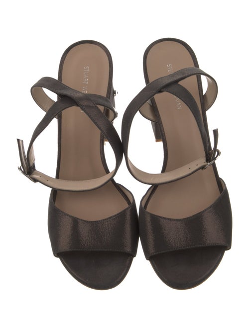 Stuart Weitzman Crystal Embellishments Sandals