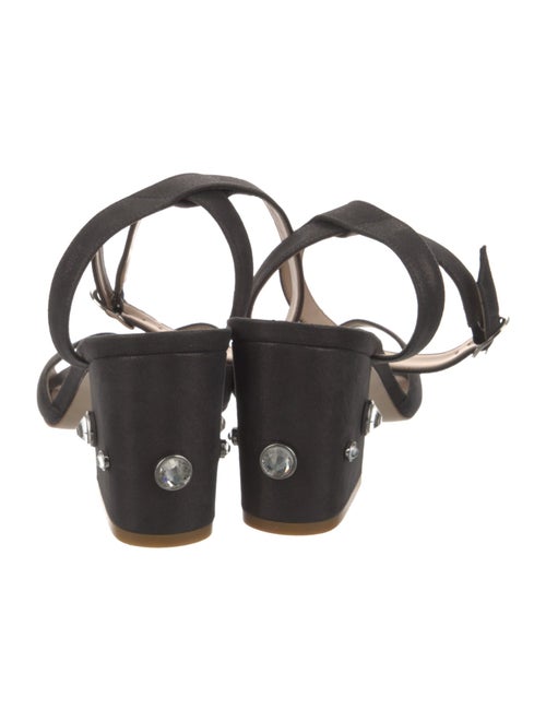 Stuart Weitzman Crystal Embellishments Sandals