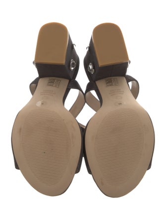 Stuart Weitzman Crystal Embellishments Sandals