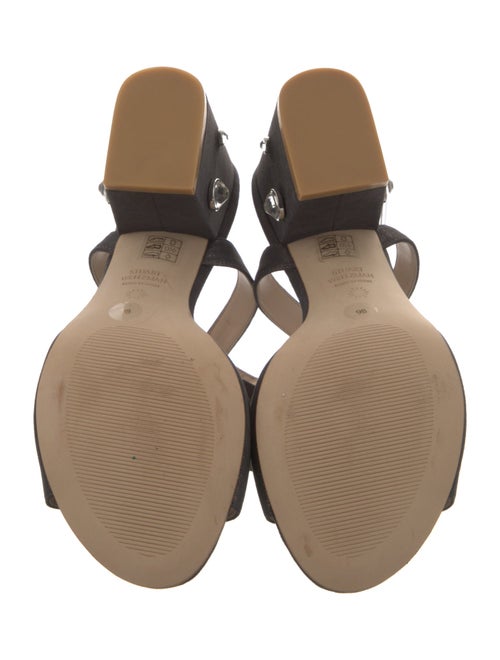 Stuart Weitzman Crystal Embellishments Sandals