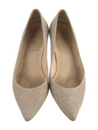 Stuart Weitzman Canvas Pumps