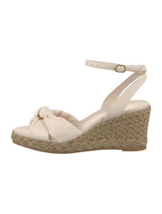 Stuart Weitzman Leather Espadrilles